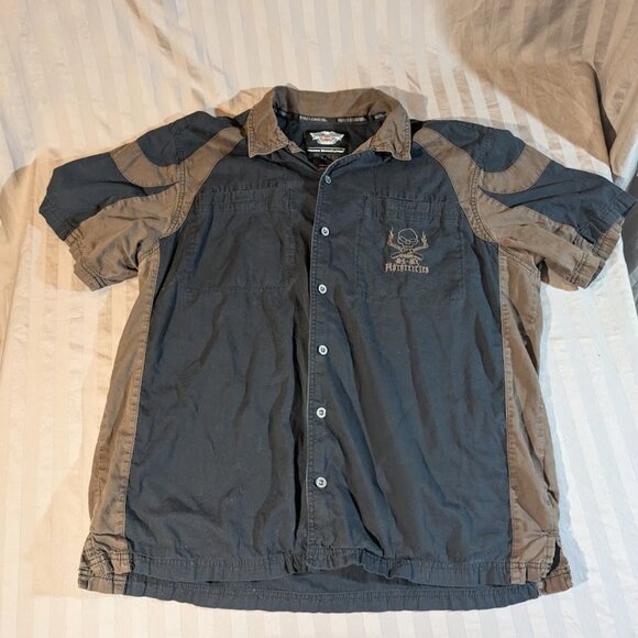 Harley-Davidson Men's Casual Button Down Shirt - Picture 2 of 9